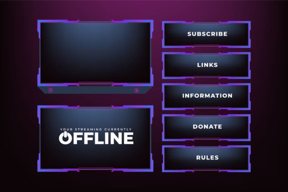 Download Live Streaming Screen Border Design - Screen Collection
