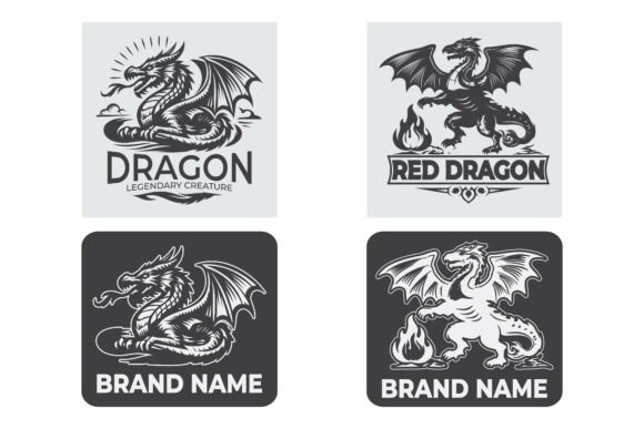 Download Dragon Vintage Logo - Logo Collection