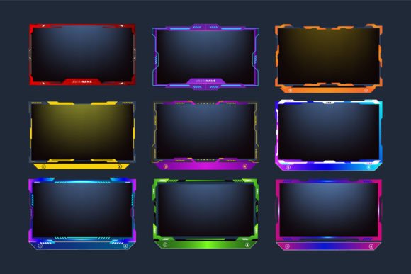 Download Gaming Screen Panel Overlay Template - Screen Collection