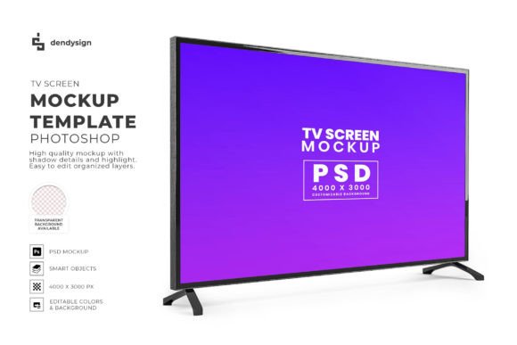 Download TV Screen Mockup Template Photoshop - Screen Collection